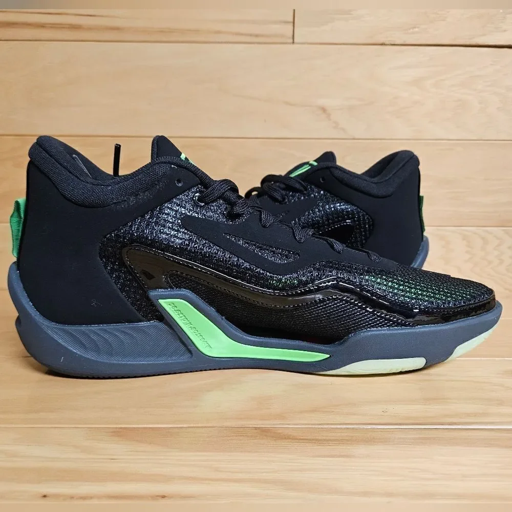 Nike Jordan Tatum 1 Size 10.5 Black Green Celtics Basketball Shoe DZ3324-003